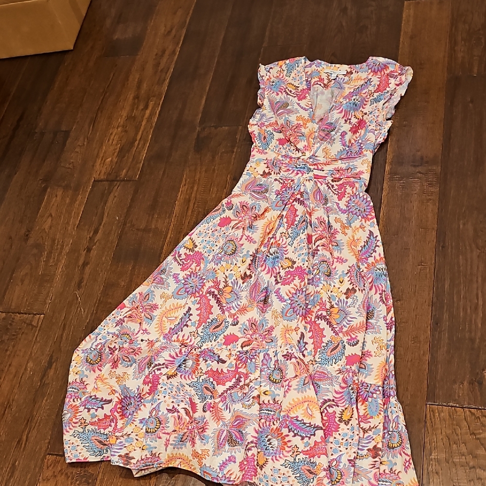 Derek Lam Multicolor Floral Maxi Dress